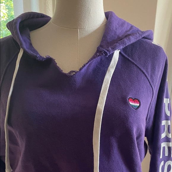 Spiritual Gangster Purple Hoodie BE PRESENT XS - Picture 3 of 5